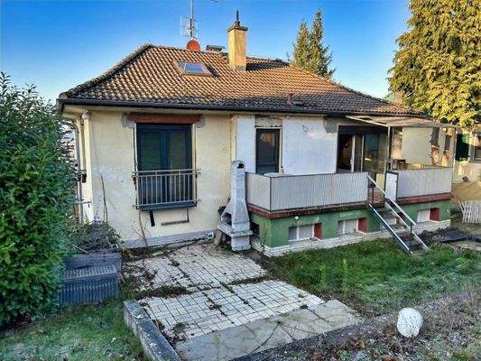 Ansicht Rückseite vom Garten