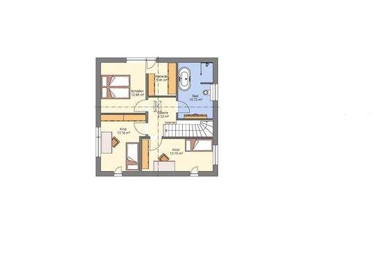 Grundriss Obergeschoss