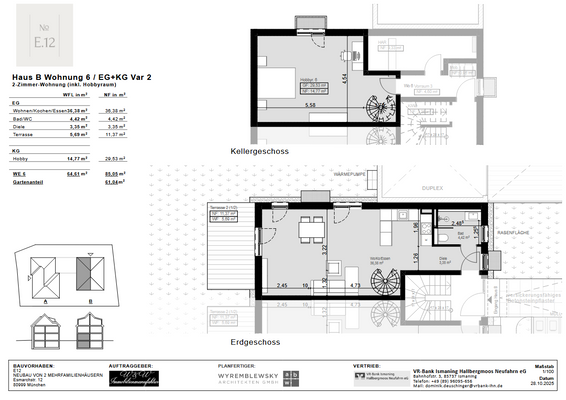 Grundriss - Variante 2
