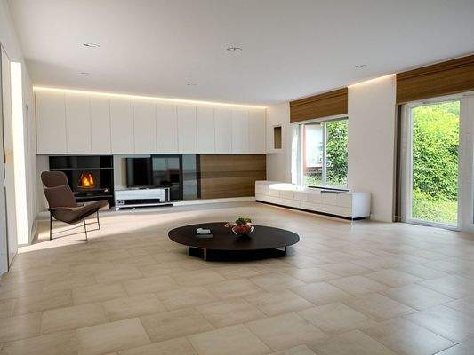 Wohnzimmer KI Staging