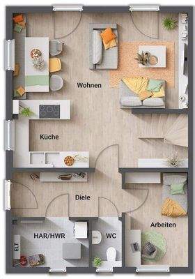 alternativer Grundriss Erdgeschoss