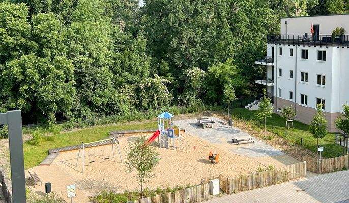 Der Spielplatz im Quartier