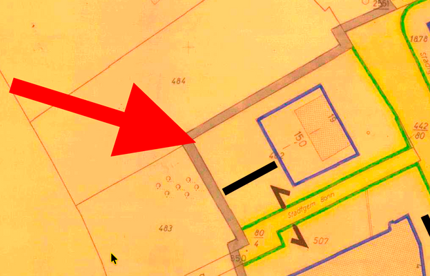 Ausschnitt Bebauungsplan