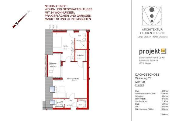 Grundriss Wohnung 20