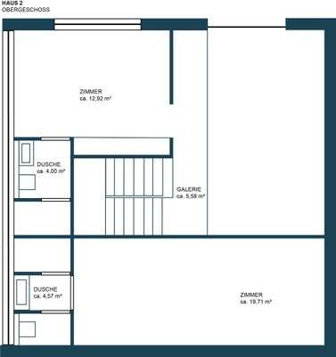 Genehmigte Planung Wohnscheune (OG)