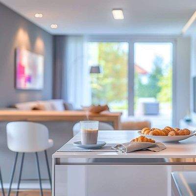 Genießen Sie Ihr Frühstück mit Blick ins Grüne