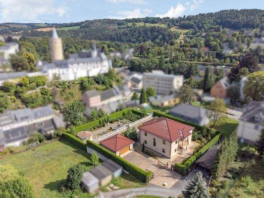 Drohen mit Schloss Widleck