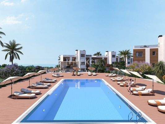 Seaview Apartments Close to Golf Courses in Girne Karaağaç