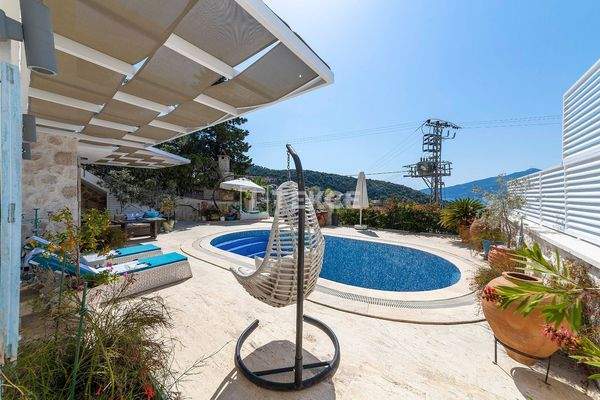 Spacious and Modern Villa with Panoramic Sea View in Kalkan Antalya