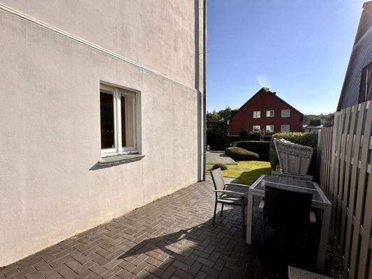 Terrasse der Einliegerwohnung