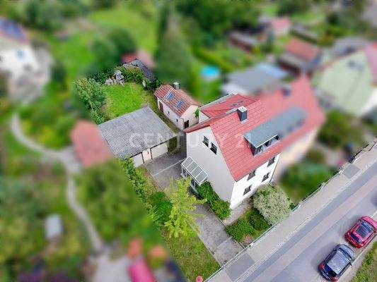 Draufsicht auf das Grundstück