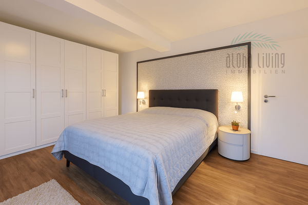 Visualisierung Einrichtungsidee Schlafzimmer 1 (EG)