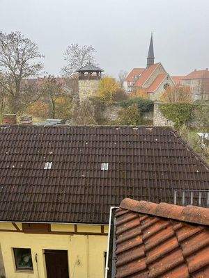Blick aus Küche Dachgeschoss
