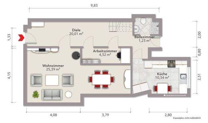 Grundriss Erdgeschoss