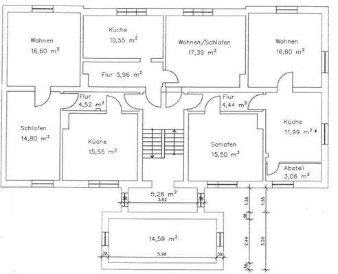 Köthener Straße 1 - Regelgrundriss