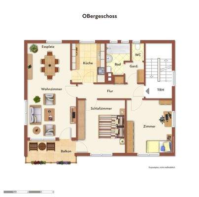 Grundriss Obergeschoss