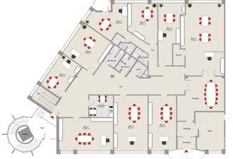 Grundriss Einzelbüros