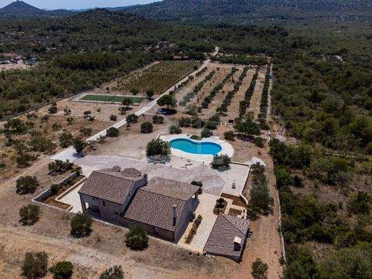 Luxuriöses Steinhausvilla-Anwesen