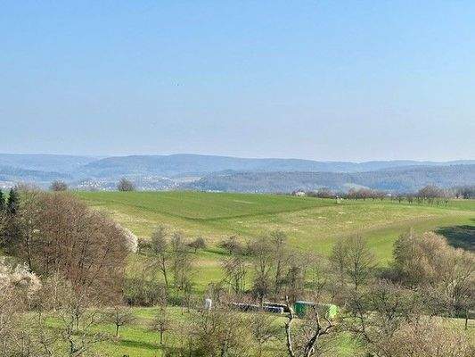 Herrlicher Ausblick vom DG aus