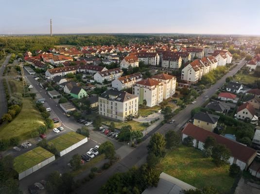 Blick auf Markranstädt