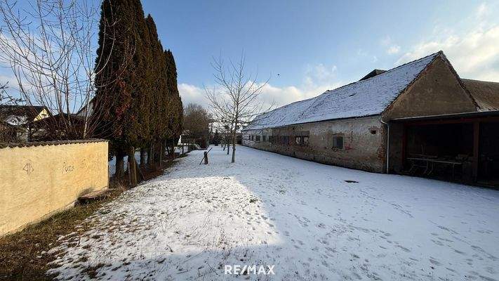 hintere Garten mit Zufahrtsmöglichkeit