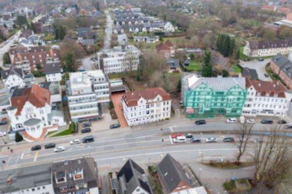 Luftaufnahme Straßenansicht