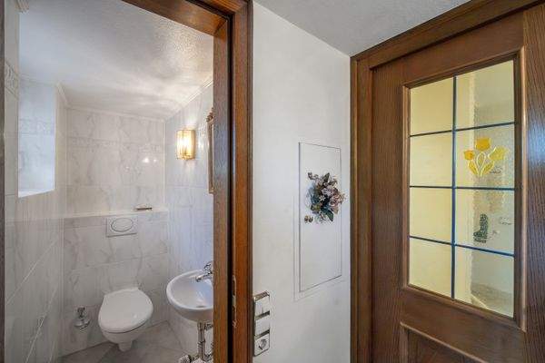 Blick in das Gäste WC