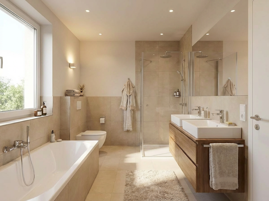 Badezimmer Einrichtungsbeispiel