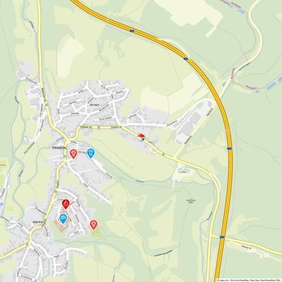 Geolyzer Kartenausschnitt