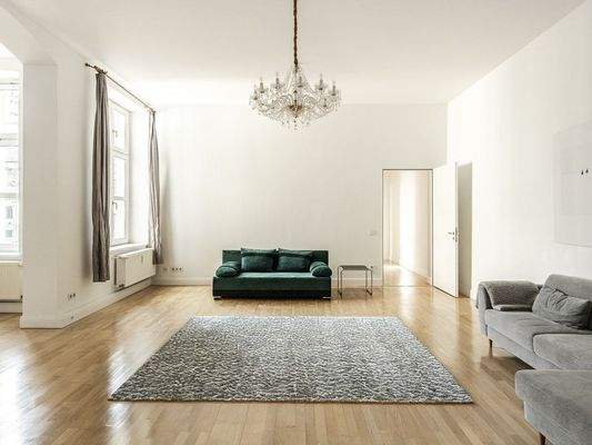 Wohn- und Essbereich mit offener Küche