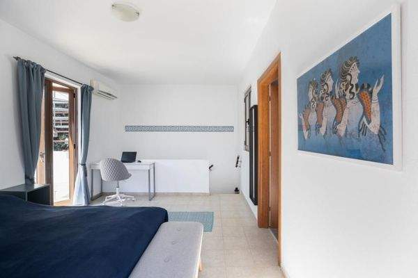 Kreta, Ag. Paraskevi: Tolle Wohnung in schöner Anlage mit Meerblick zu verkaufen