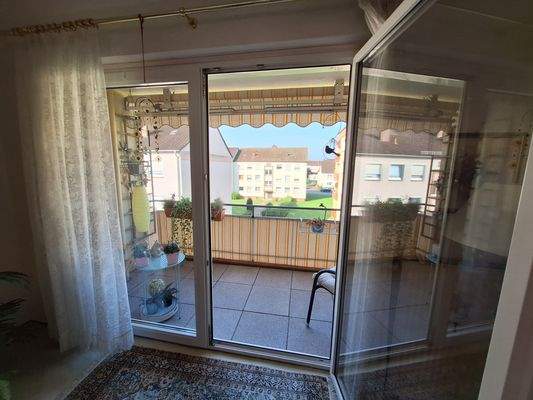 West-Loggia mit Flügeltüren