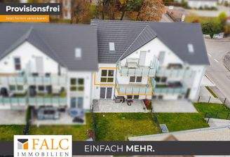 Außenansicht mit Markierung