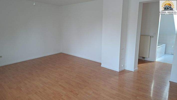 Wohnraum richtung Schlafzimmer