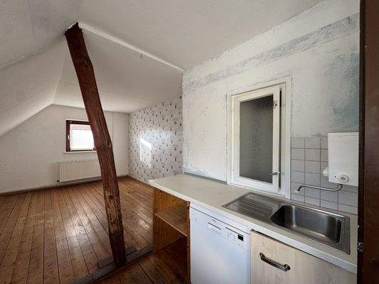 Wohnbereich im Dachgeschoss