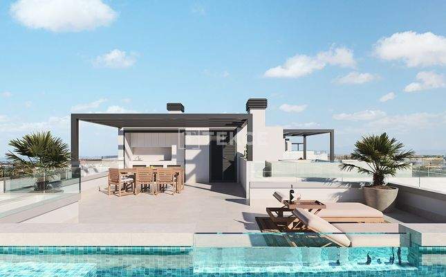 Apartments with Spacious Terraces and Pools in Santa Rosalía