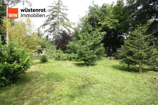 Grundstück Bild hinterer Garten