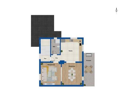 Grundriss Obergeschoss