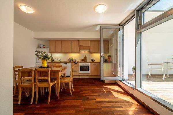 Terrasse der Einliegerwohnung