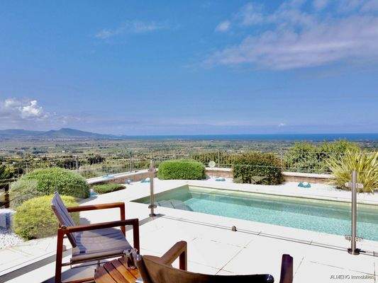 Pool mit Panoramablick