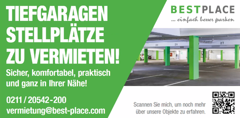 Düsseldorf Garage, Düsseldorf Stellplatz