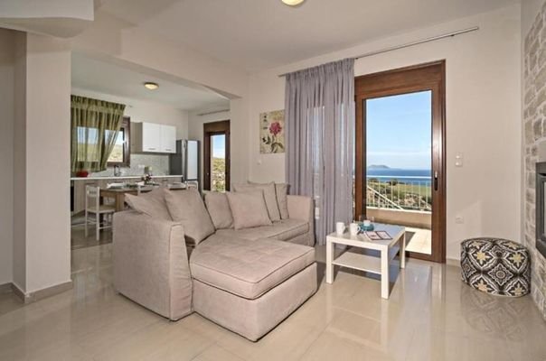 Kreta – Luxusvilla mit Meerblick in Triopetra