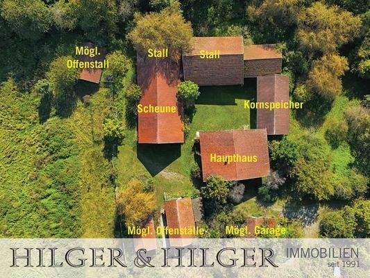 Überblick auf "intakten" 4-Seithof