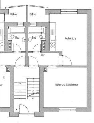 Grundriss, 2. OG rechts