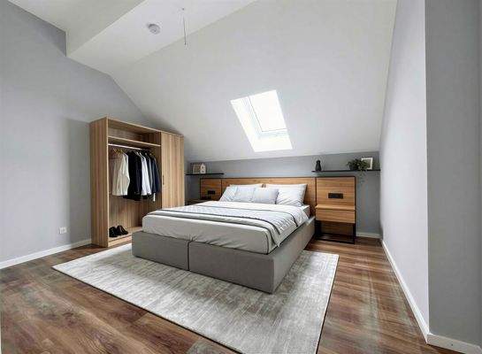 Schlafzimmer - KI generiertes Beispielbild 