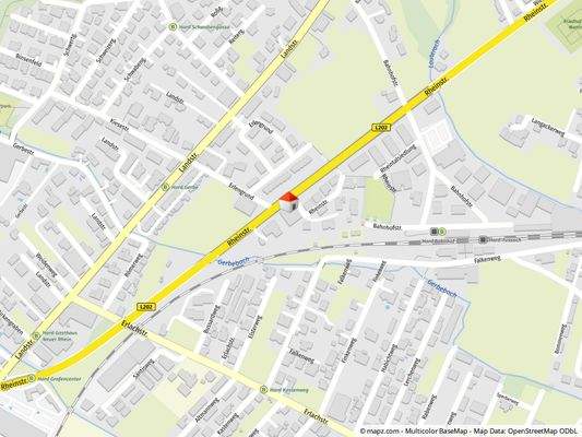 Geolyzer Kartenausschnitt