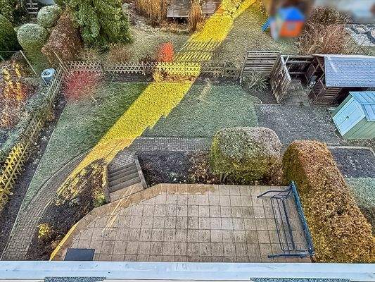 Blick aus dem Spitzboden