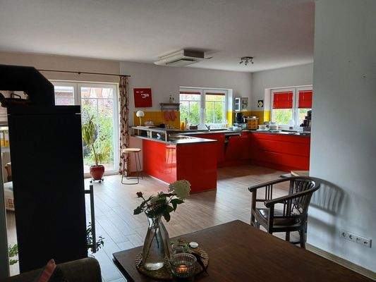 Wohnbereich mit offener Küche