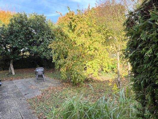 Terrasse vor dem Haus