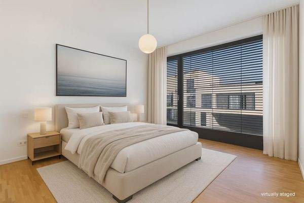 Schlafzimmer virtually staged